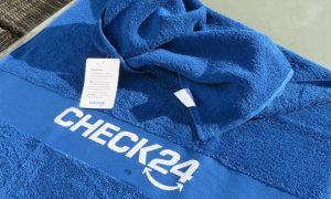 Das Badehandtuch von Check24